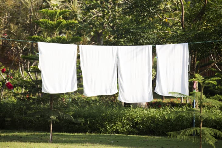 I Installed a Retractable Clothesline in the Yard to Line-Dry My