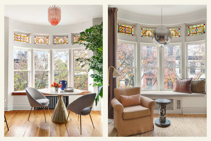 2 apartments with the same floor plan, each decorated differently