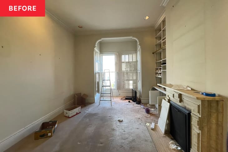 front view into an empty San Francisco apartment before staging