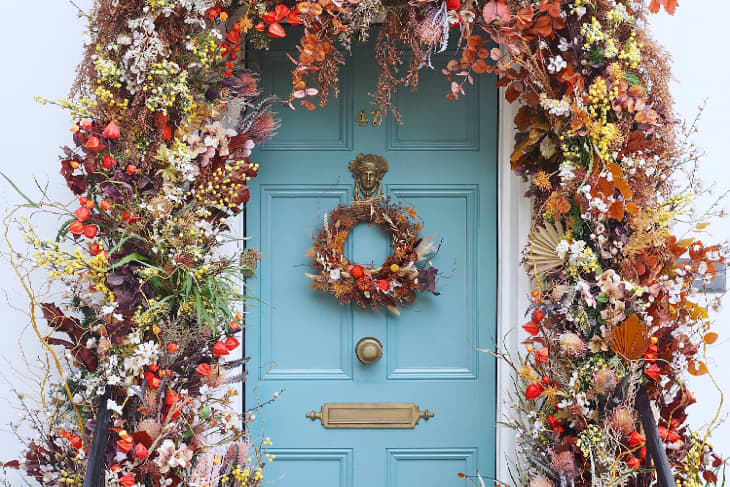 One Wreath, Four Ways: How to Decorate Your Front Door All Year Long