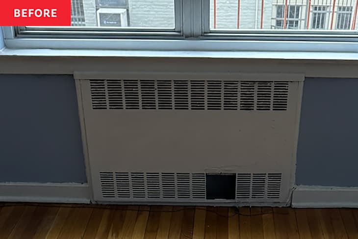 Radiator before makeover.