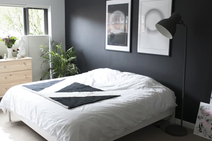 All black sales painted room