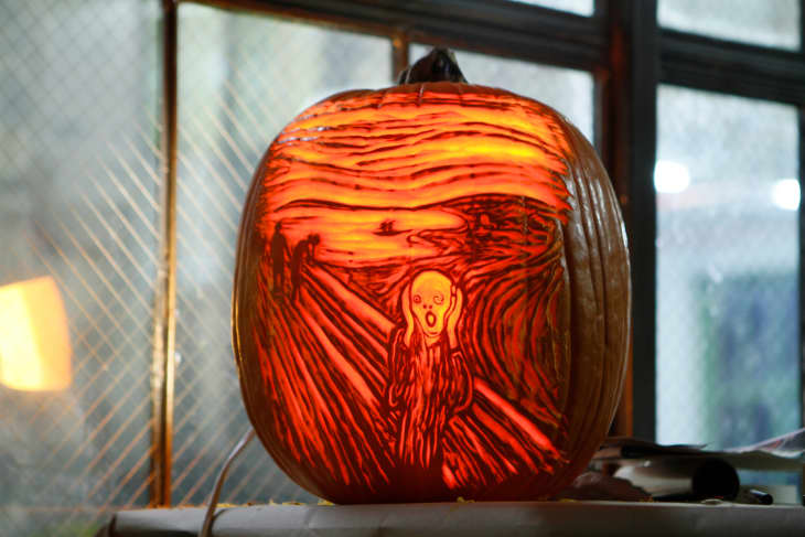 6 Easy Pumpkin Etching Ideas - How to Etch a Pumpkin | Apartment Therapy