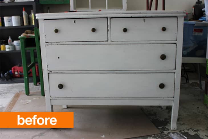 Before After Craigslist Dresser Gets a Makeover Apartment Therapy
