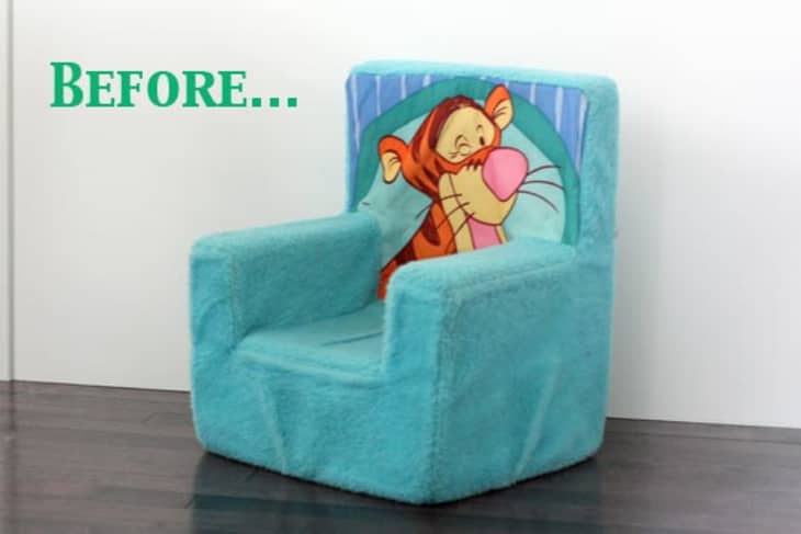 Winnie the pooh foam chair top