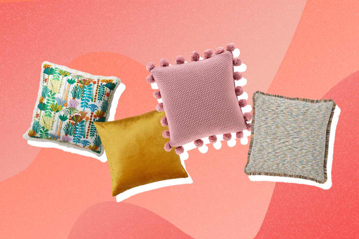 Boho fringe throw pillow discount