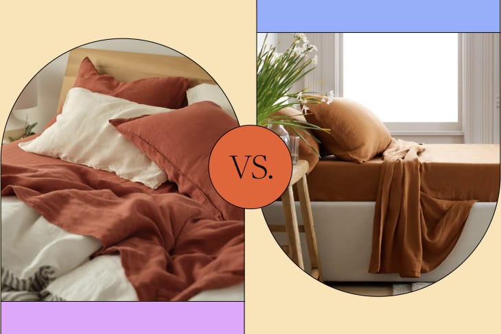 Brooklinen Linen Sheet Set vs. Quince Linen Sheet Set Which One Should You Buy Apartment Therapy