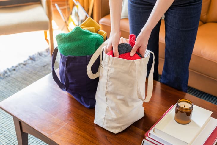 I Tried the One Bag a Day Decluttering Method Apartment Therapy