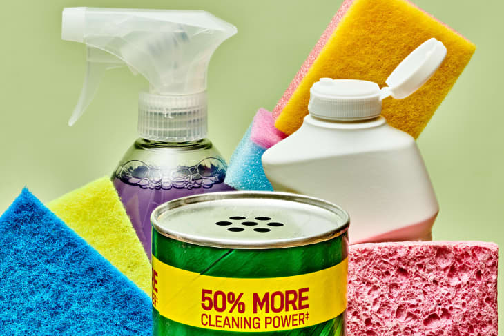 Different cleaning store products