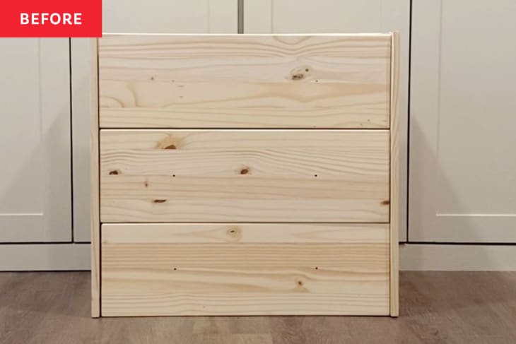 Black IKEA RAST Dresser Hack - Before and After Photos | Apartment