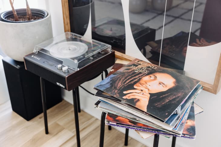 Hudson Hi-Fi Floating Vinyl Shelves Review: I Tried It | Apartment Therapy