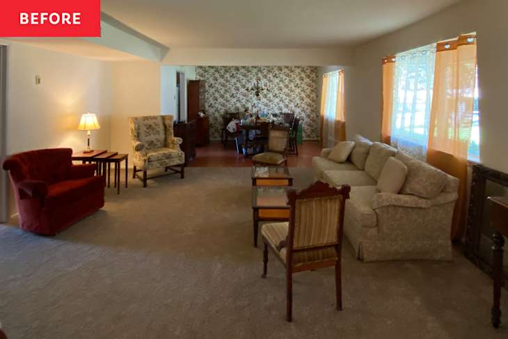 A closer look at Renovating A Dated Living Room With Budget