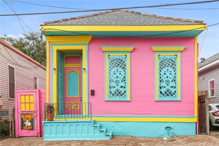 Hot Pink Shotgun House for Sale — 1224 Music St, New Orleans