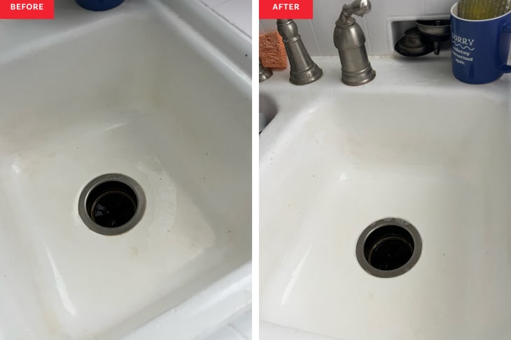 My Mom's $1 Cleaning Trick Makes Any Kitchen Sink Sparkle The Kitchn