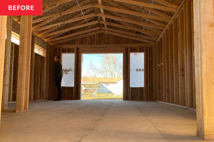 Tiny house being built to use as Airbnb property.