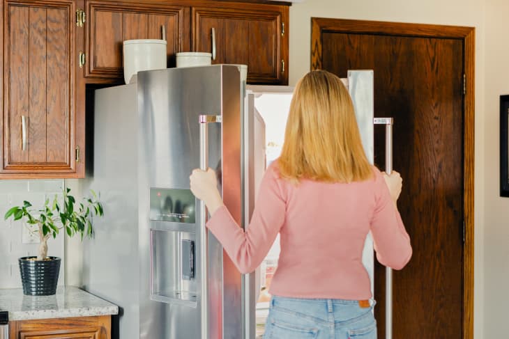 Stackable Refrigerator Bin with Handle - 6 x 12 Inch