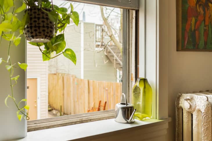 This Renter-Friendly Plant Window DIY Upgrades the View | Apartment Therapy