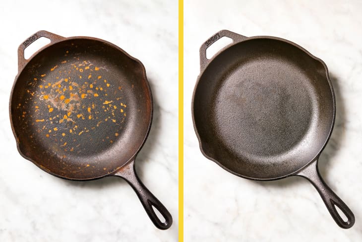 Removing rust from cast iron grill discount