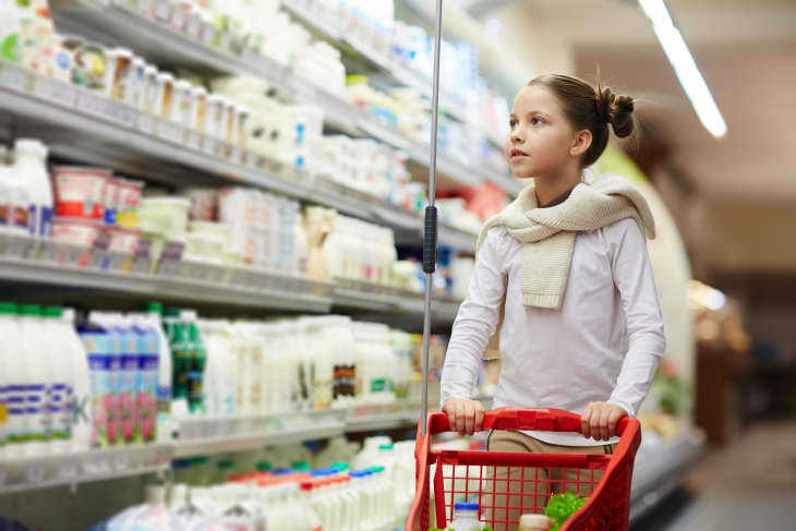 Children's grocery cart best sale