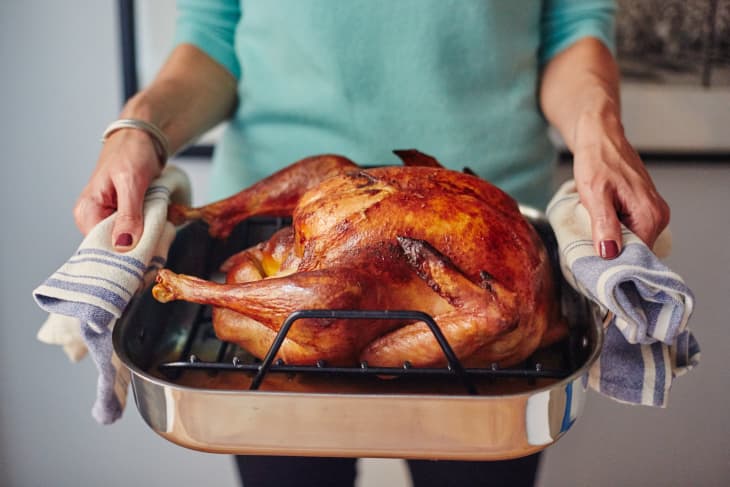 This All Clad Nonstick Stainless Steel Roasting Pan Is on Sale Right Now The Kitchn