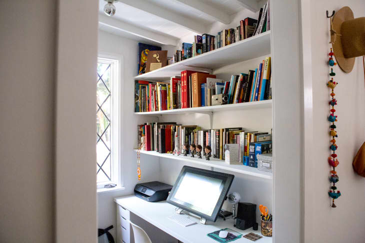 Small Home Office Ideas - How to Make a Home Office in a Tiny Space |  Apartment Therapy