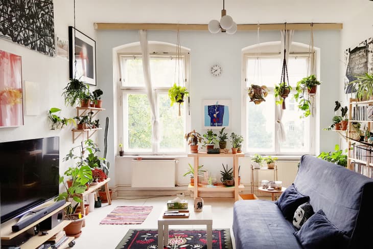 Cozy eclectic living room