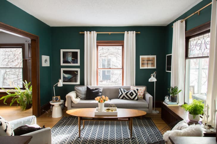 Chanel Inspired Living Room, Sophisticated and Elegant, Black and White  Decor, Grey Walls