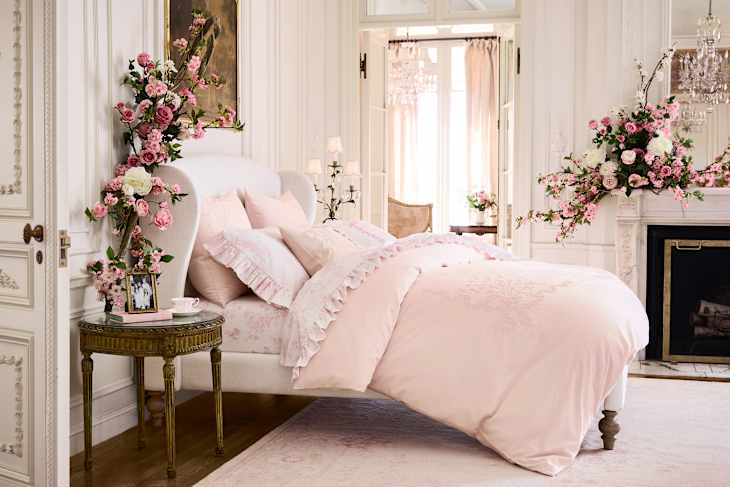 Pottery Barn + Love Shack bedding collab