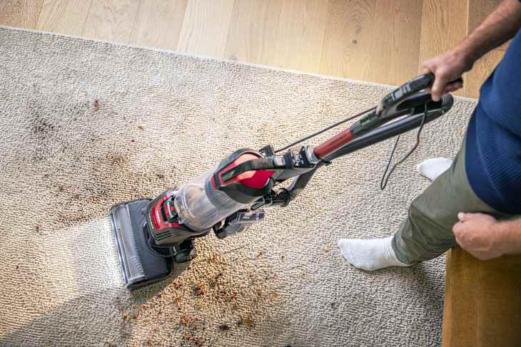 BISSELL CleanView Max FurGuard LiftOff Pet Hair Pick-Up Vacuum Cleaner 4243 25' 11.7" Black