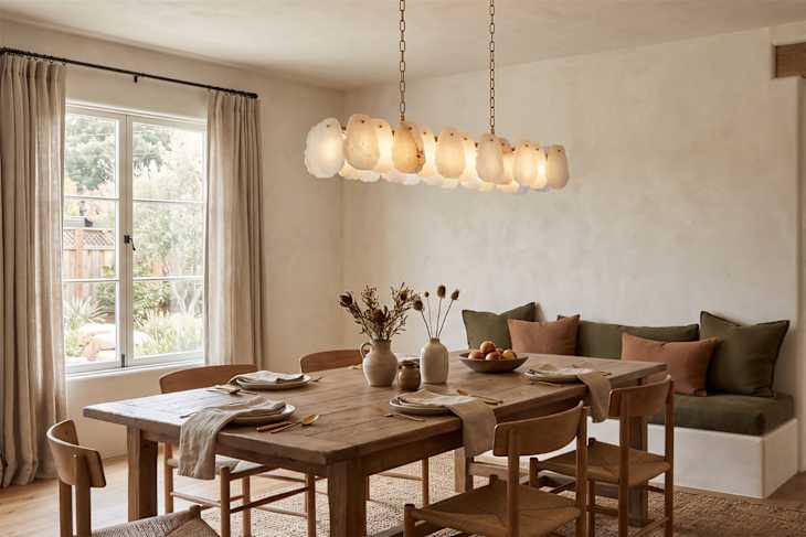MOD LIGHTING pendant in dining room