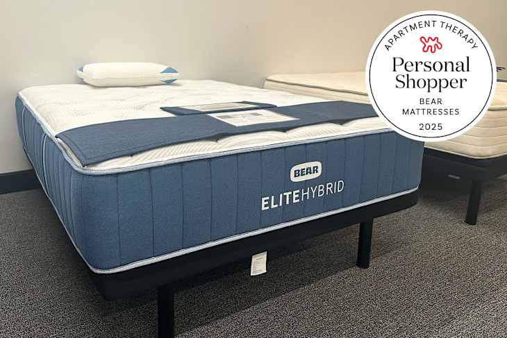 Elite Hybrid Mattress at store with Personal shopper seal in upper right