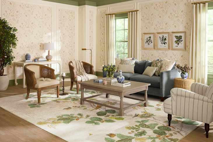 Shop Ruggable's New Rug Collaboration With Sanderson | Apartment Therapy