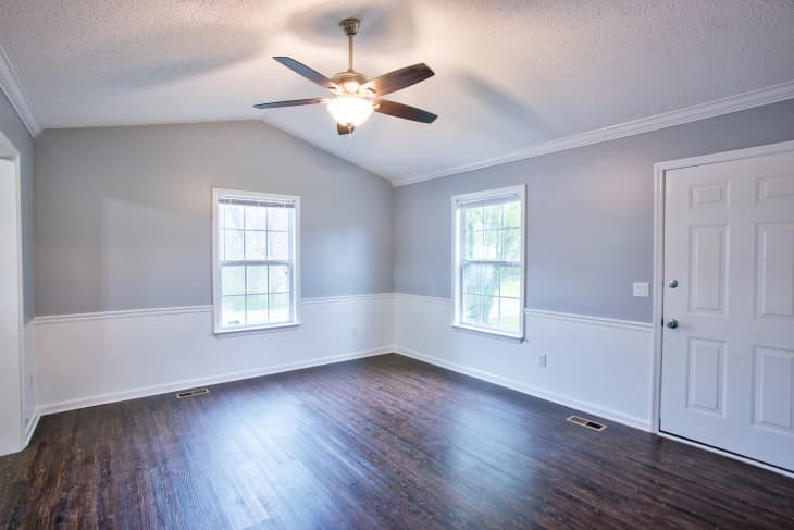 How To Stain Laminate Furniture - A Paint Trick For Changing Fake Wood  Colors - T. Moore Home Interior Design Studio