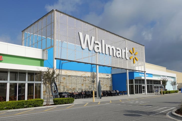 Orlando, FL/USA - 05/3/19: Walmart Inc, founded by Sam Walton, is an American multinational retail corporation that operates a chain of discount department stores and grocery stores.