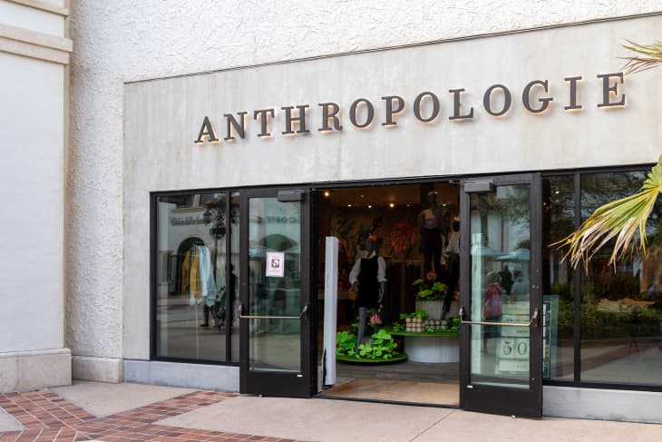 Orlando, Florida, USA - January 28, 2022: An Anthropologie store in Orlando, Florida, USA. Anthropologie is an American clothing retailer.