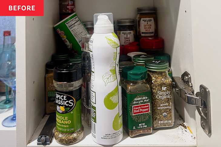 The 3 Organizers That Instantly Decluttered My Chaotic Spice Cabinet ...