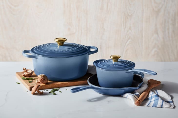Le Creuset 5-Piece Signature Set in Chambray
