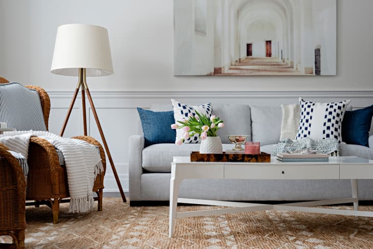 Living room designed by Rebecca Hay Designs