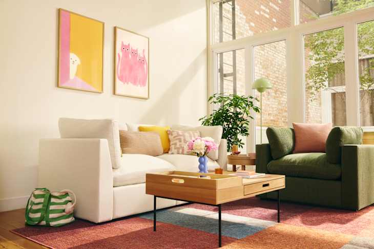 Living room featuring Cozey brand furniture