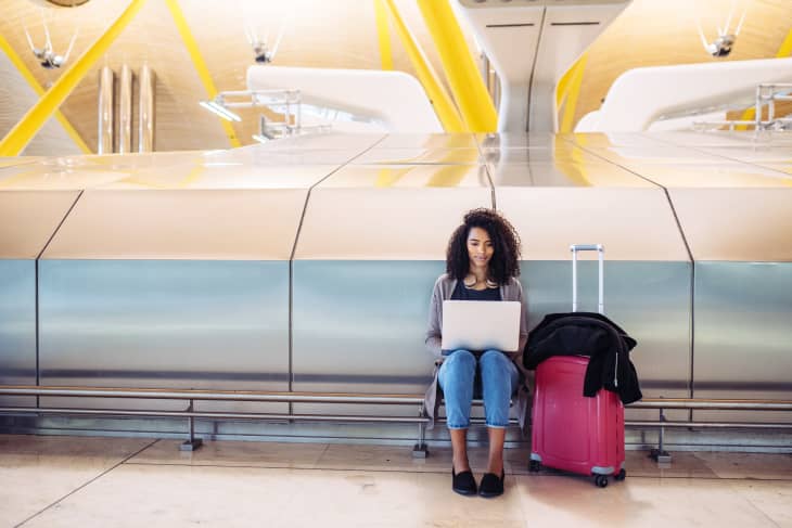 Essential Packing For Airplane Traveling Stock Illustration