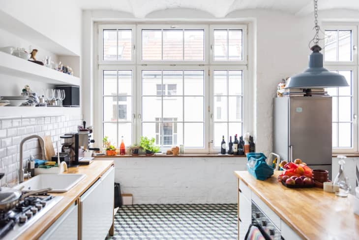 This TikToker “Vinyl Wrapped” Her Oak Cabinets, and It Looks So Sleek