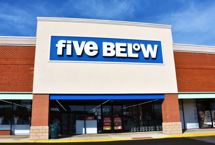 Five Below Store Sign