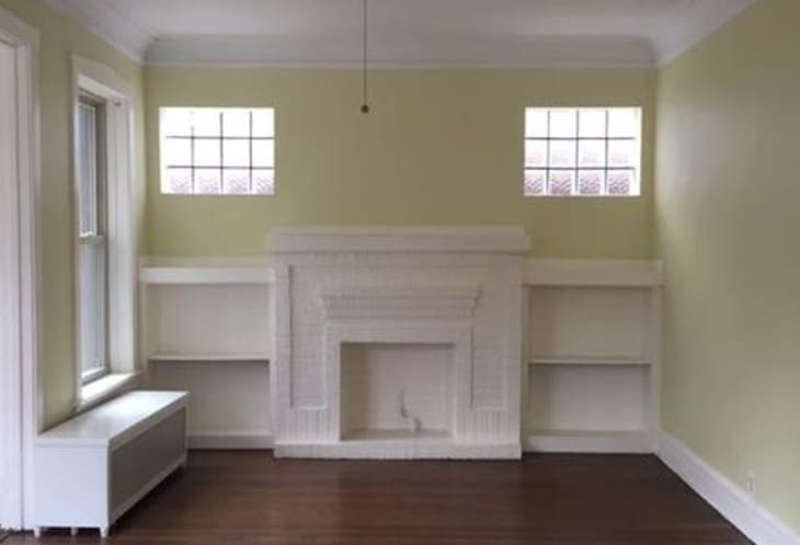 Before After Built In Bookshelves Get a DIY Hack Style