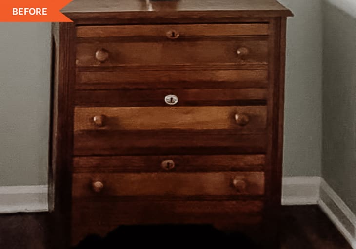 Old on sale wood dresser