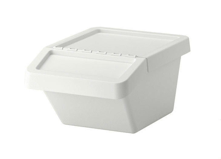 IKEA Recycling Bin to DIY Top Entry Litter Box Apartment Therapy