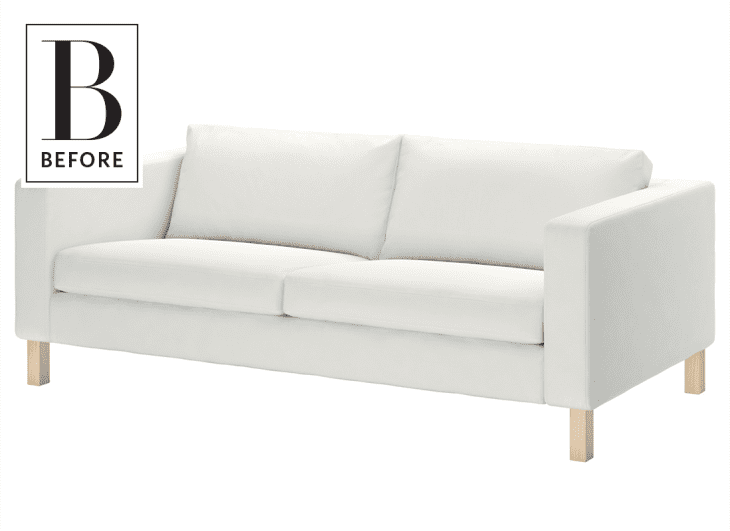 DIY Success Dyeing an IKEA Sofa a New Color Apartment Therapy
