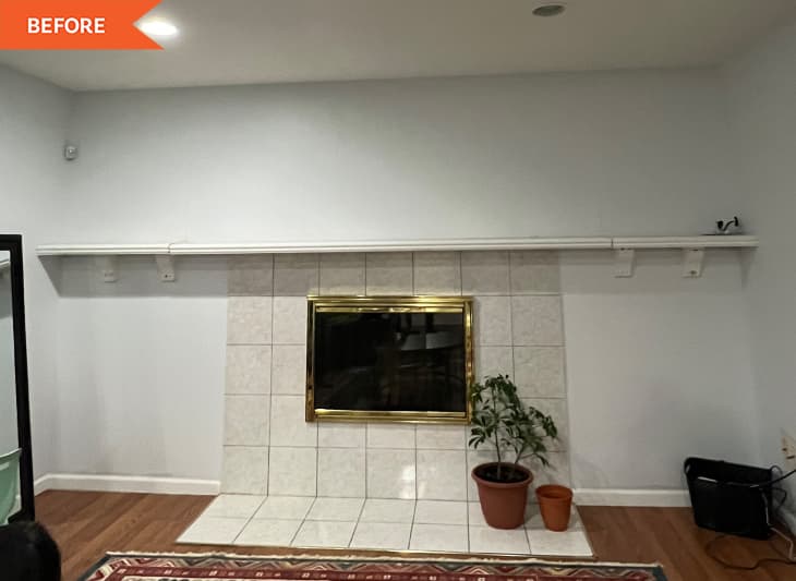 Family Room Redo with IKEA Built-Ins - Before and After ...