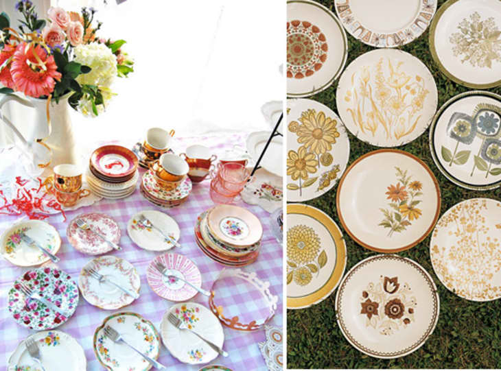 Easy Entertaining Mismatched China The Kitchn