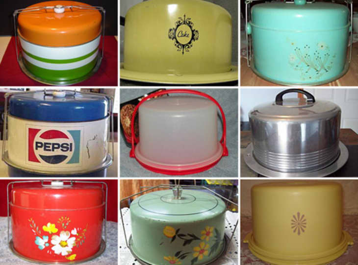 Dessert on the Go Vintage Cake Carriers The Kitchn
