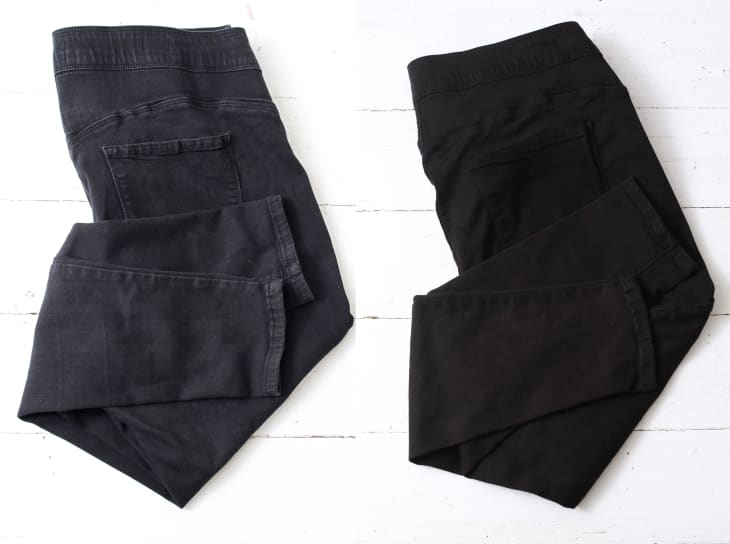 Cleaning black jeans shop